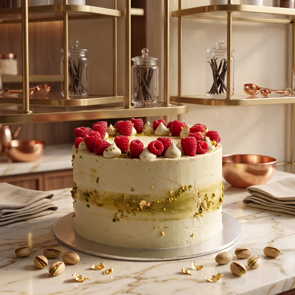 Pistachio Raspberry